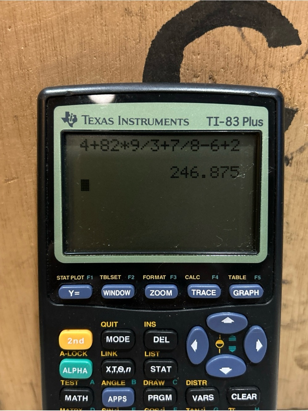 Texas Instruments TI-83 Handheld Graphing Calculator - Picture 9 of 11
